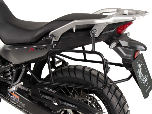 Portavaligie laterale fisso nero per Honda XL 750 Transalp (25- ) Hepco & Becker