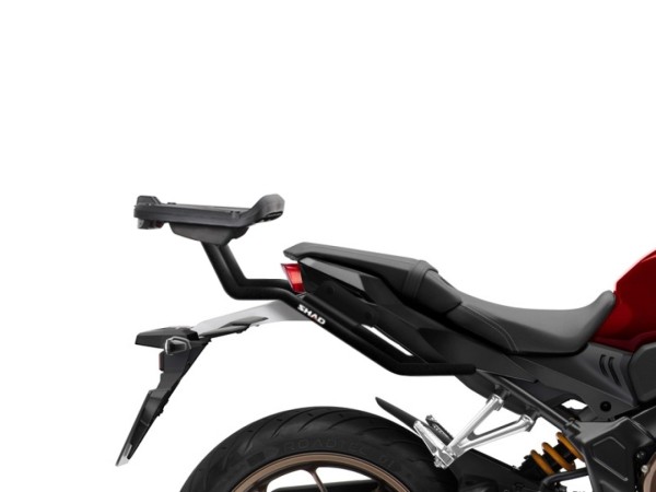 Portapacchi Shad Top Case verniciato nero per Honda CB 650 R / CBR 650 R (19-23)