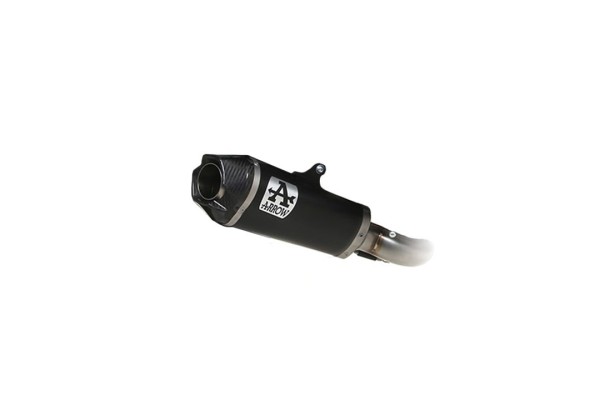 Scarico ARROW DARK WORKS per Yamaha Tracer 9 / GT 2021-, acciaio inox nero