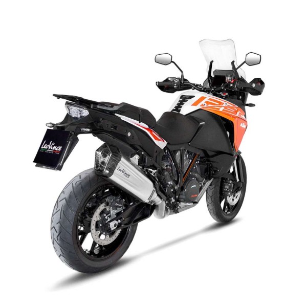Sistema di scarico LeoVince LV-12 per KTM Adventure /Duke, titanio, slip on, Euro4, certificato E