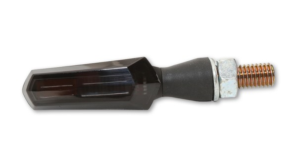 HIGHSIDER Smart Scuro LED alloggiamento indicatore nero / lente grigio fumo (coppia), anteriore e posteriore