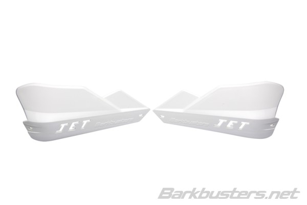 Protezioni in plastica per jet Barkbusters bianche