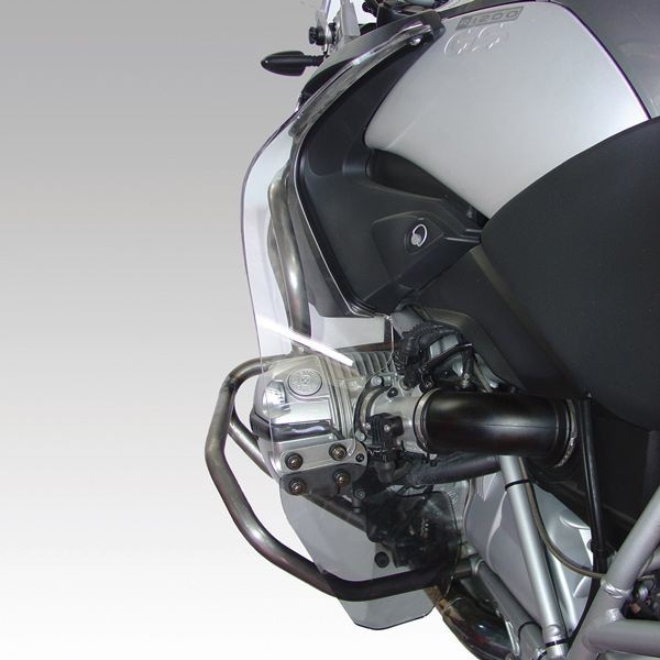 Kit parapiedi + paragambe per BMW R 1200 GS (04-07), fumè chiaro