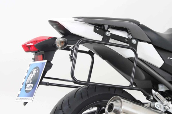Portavaligie laterale Lock-it nero per Honda NC 700 X (12-13) /750 X/DCT (14-20) Hepco & Becker