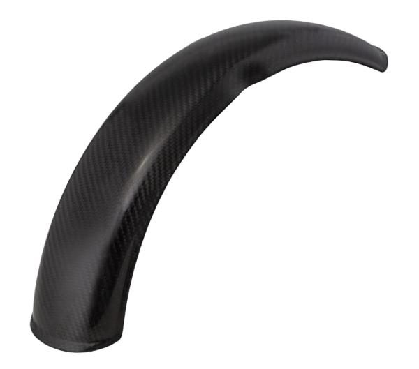 Parafango Garelli EVO II senza staffa, universale per Vespa PX 80-200ccm, carbonio trasparente