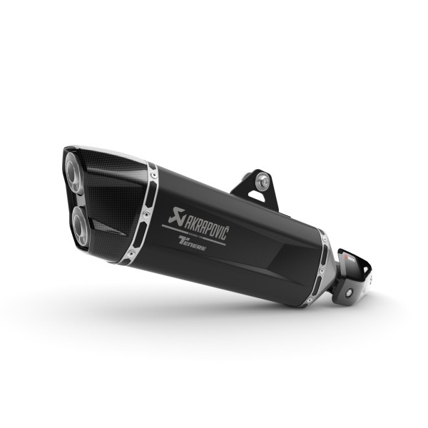 Silenziatore Akrapovic slip-on nero per Yamaha XTZ 700 Ténéré World Raid (26-)