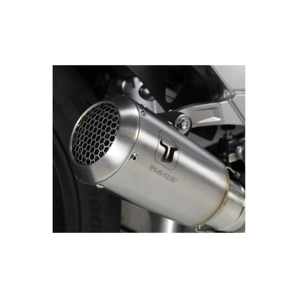 Silenziatore posteriore IXRACE MK2 Kawasaki Ninja 1000 SX, acciaio inox, omologato E, Euro4+5
