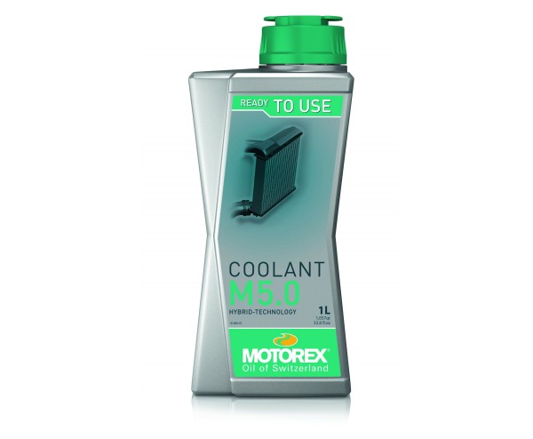 Refrigerante Motorex, Coolant M5.0, turchese, 1 l premiscelato fino a -38° C
