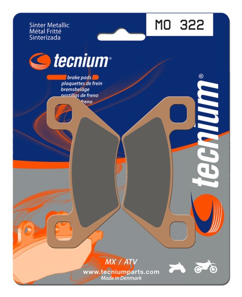 Pastiglie freno Tecnium MX/ATV in metallo sinterizzato - MO322