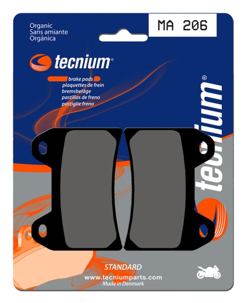 Pastiglie freno organiche Tecnium Street - MA206