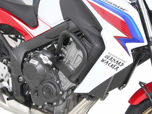 Protezione motore con cuscinetti di protezione per Honda CB 650 R (24-) Hepco & Becker