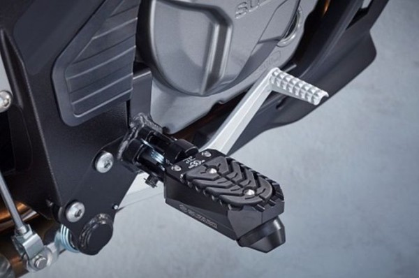 Poggiapiedi fuoristrada per Suzuki V-Strom 1000 BJ. 2017/V-Power 650 BJ. 2017