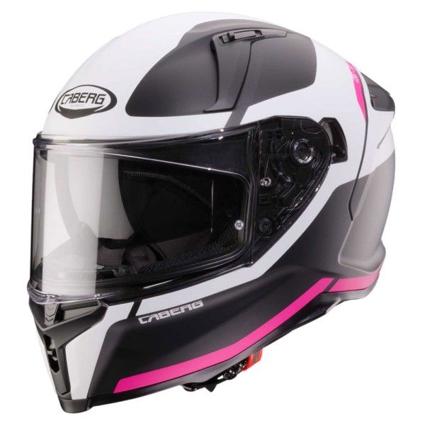Caberg casco Avalon X Pure nero opaco/bianco fluo-fucsia