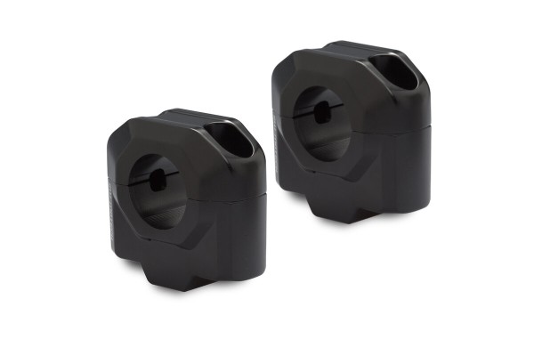 SW-Motech Riser manubrio, nero per manubrio Ø 28 mm, H=30 mm per Yamaha Ténéré 700 - SW Motech