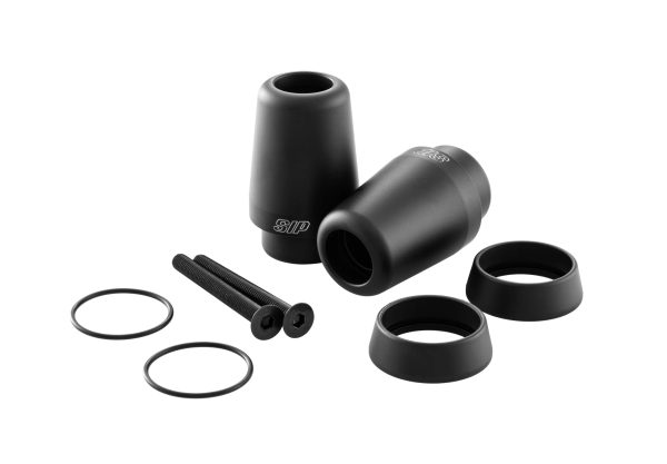 Contrappesi manubrio per Vespa GTS/​GTS Super/​GTV/​GT 60/​GT/​GT L 125-300ccm, nero opaco