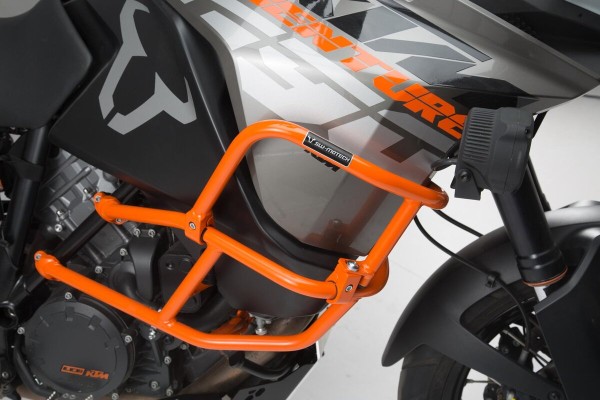 SW-Motech Barra di protezione superiore arancione per KTM 1050 /1090 Adventure, 1290 Super Adventure R /S - SW Motech