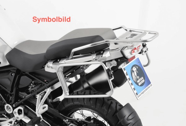 Portavaligie laterale Lock-it nero per BMW R 1200 GS LC Adventure (14-18) Hepco & Becker