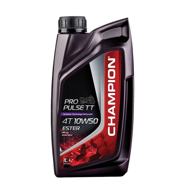 CHAMPION® Olio motore Pro Pulse TT 4T 10W-50 Ester - 1 litro