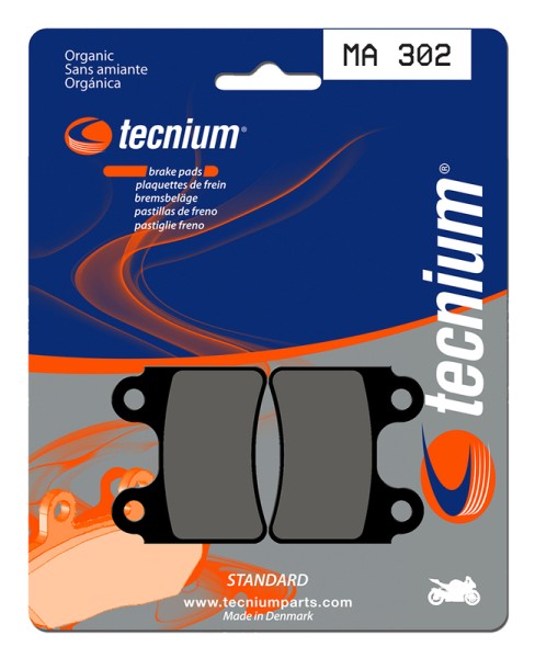 Pastiglie freno organiche Tecnium Street - MA302