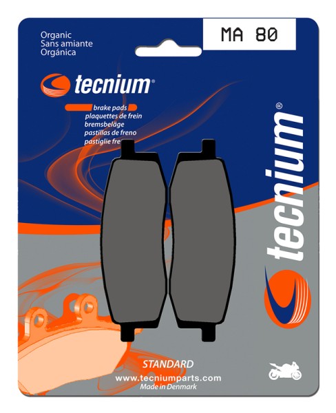 Pastiglie freno organiche Tecnium Street - MA80