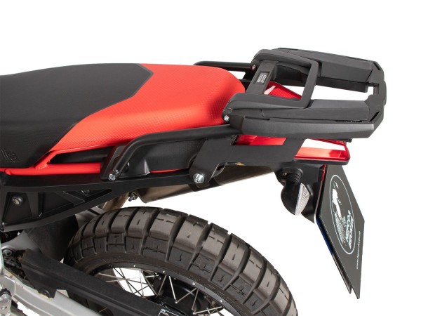 Easyrack porta bauletto nero per Aprilia Tuareg 660 (25-) Hepco & Becker