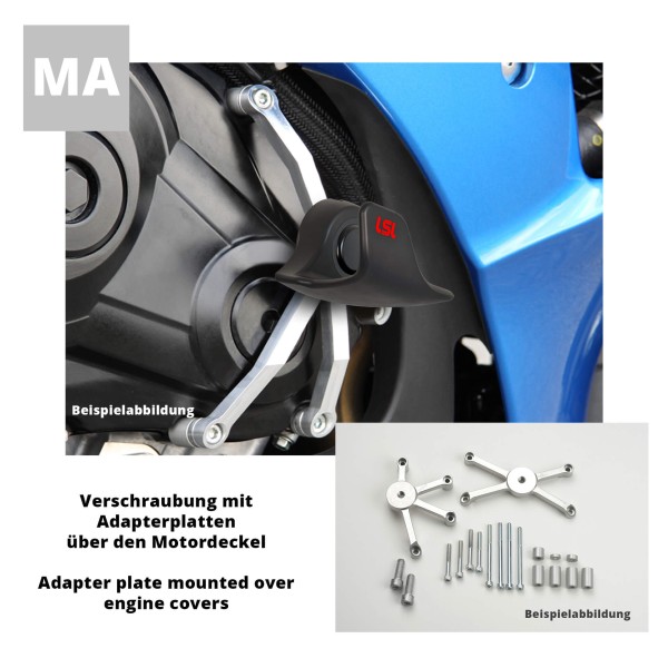 LSL SlideWing Befestigungskit für Honda Hornet 900