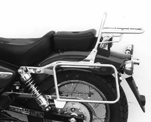 Portavaligie laterale imbullonato cromato per Honda CA 125 Rebel (95-01) /CMX 250 Rebel (96-01)