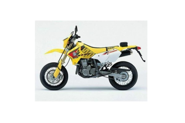 Stompgrip klar, Volcano, für Suzuki DRZ400 S, 2001-2024, DRZ400 SM, 2005-2024