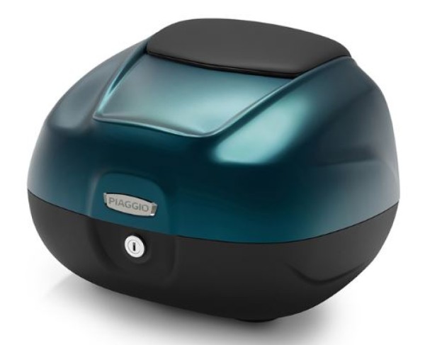 Bauletto 37L per Piaggio MP3 HPE 400/530 / Medley Sport 125/200 - blu scuro opaco D12