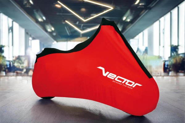 VECTOR Copertura interna elastica per moto/scooter - Rosso - M