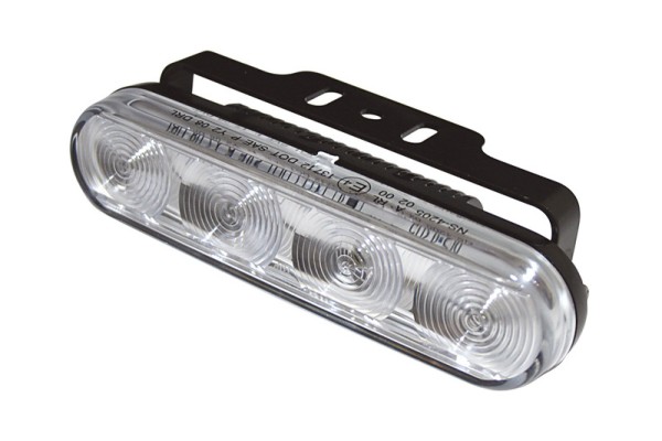 HIGHSIDER pro Luce diurna a LED nera Con funzione di luce di parcheggio (1 pezzo)