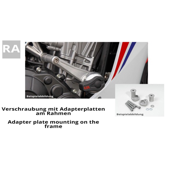 LSL Crash Pad Befestigungskit für Yamaha YZF-R1, 2000-2001