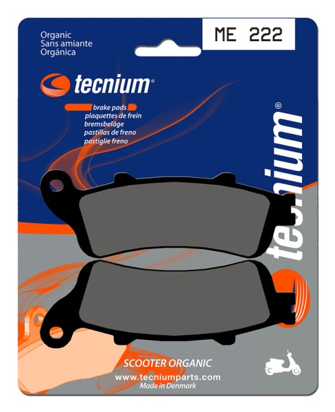 Pastiglie freno organiche per scooter Tecnium - ME222