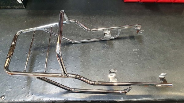 Portapacchi tubolare cromato per Honda GB 500 Clubman (1992) Hepco & Becker
