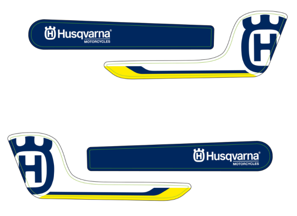 Set di adesivi di protezione per le mani per Husqvarna FS 450