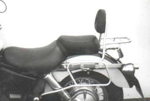 Sissybar con portapacchi cromato per Honda VT 1100 C2 Shadow (95-00) Hepco & Becker