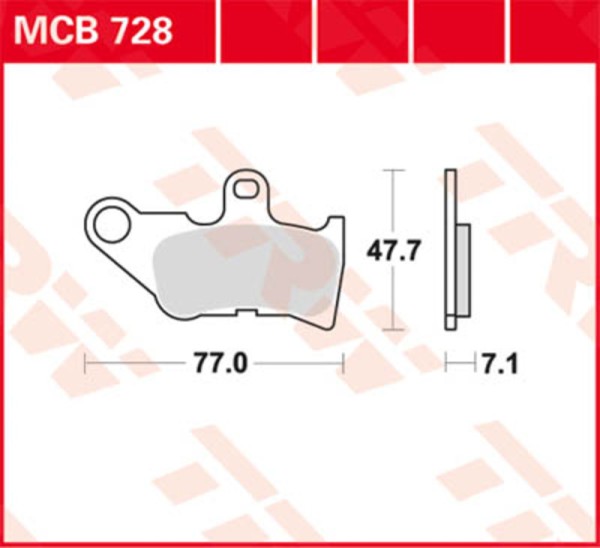 Pastiglie freno TRW Lucas MCB547