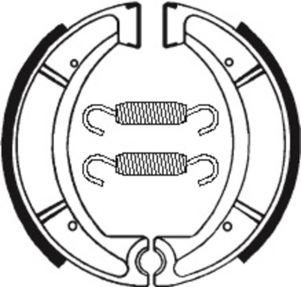 Ganasce freno organiche Tecnium per scooter/strada/fuoristrada - BA037