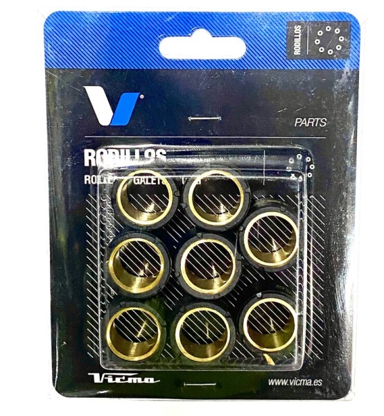 Tecnium set di rulli Variomat 25x17mm 15gr - 8 pezzi
