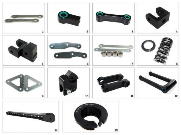 Kit di abbassamento Tecnium - Honda CB650R