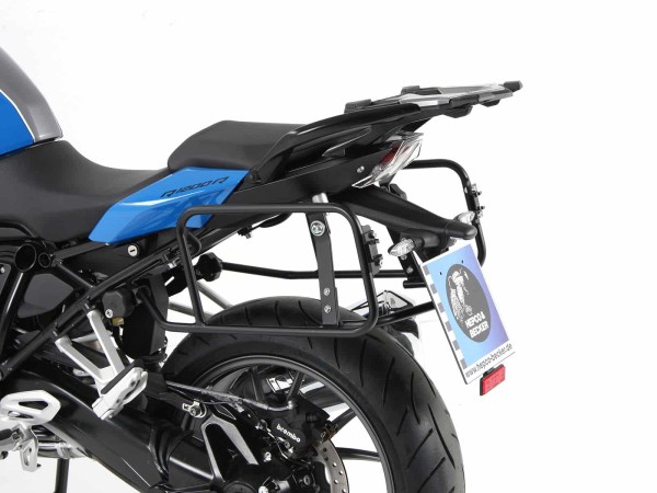 Portavaligie laterale Lock-it nero per BMW R 1200 RS LC (15-18) Hepco & Becker