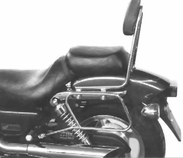 Portaborse in pelle tubolare cromato per Honda VF 750 C Magna (93-00) Originale Hepco & Becker