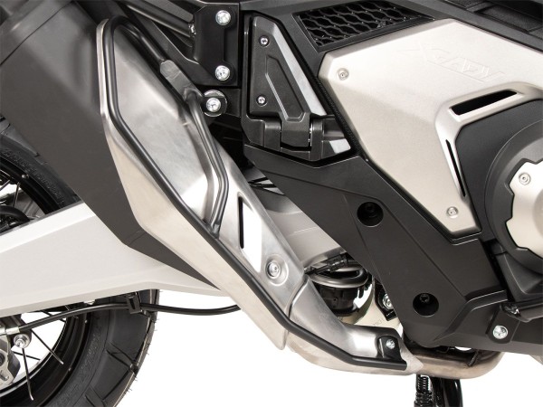 Barra di protezione per il silenziatore posteriore nero per Honda X-ADV (25- ) Hepco & Becker