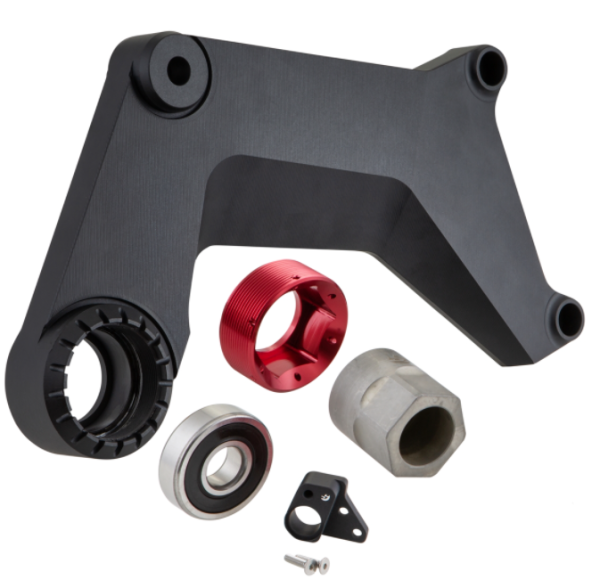 Forcellone per scarico racing, posteriore per Vespa GTS/​GTS Super/​GTV 125-300ccm con ABS, nero