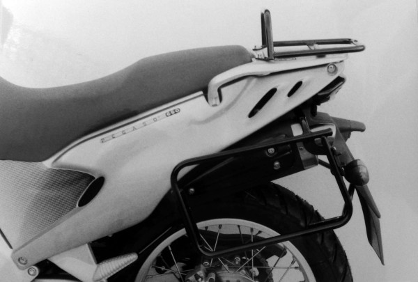 Portavaligie laterale fisso nero per Aprilia Pegaso 650/Garda (97-04) Hepco & Becker