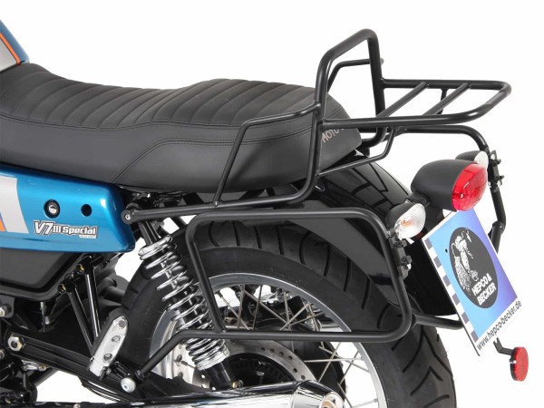 Portavaligie laterale fisso con bullone cromato per V 7 III Carbon, Milano, Rough dal 2018