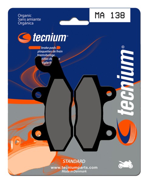 Pastiglie freno organiche Tecnium Street - MA138