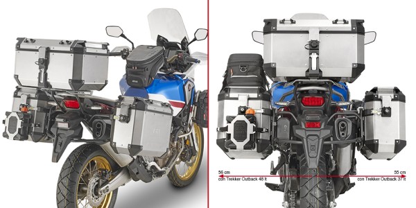 Portavaligie laterale per Honda CRF1000L Africa Twin (Bj.18-) Givi