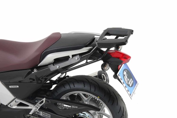 Portapacchi in alluminio nero per Honda NC 700 Integra (12-13) Hepco & Becker