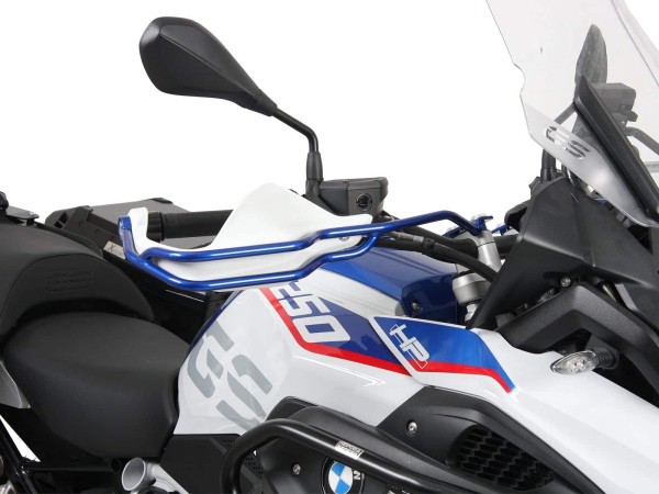 Protezione maniglia blu metallizzato per BMW R 1200 GS LC (13-18) Hepco & Becker